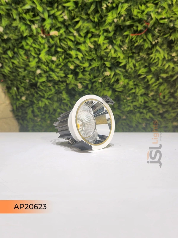 APRA AP 20623 12W White Deep Recessed COB Downlight SS Reflector - 12W, Tunable, White