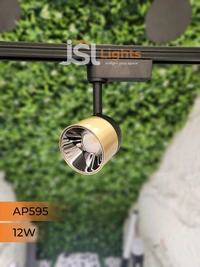 APRA AP595 12W LED Track 360° Focus Spotlight - 12W, 3000K, GD