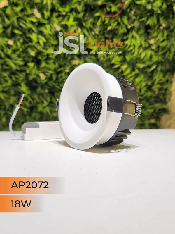 APRA AP 2072 18W White Deep Recessed COB Downlight - 12W, 4000K, White