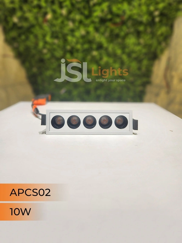 APRA AP CS02 10W  White Linea Recessed COB Spotlight - 10W, 3000K, White