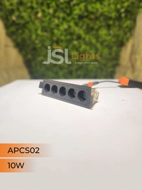 APRA AP CS02 10W  Black Linea Recessed COB Spotlight - 10W, 4000K, Black