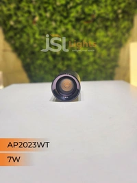 APRA AP 2023WT 7W Black PB Round Surface Cylindrical Light - 7W, 3000K, Black PB