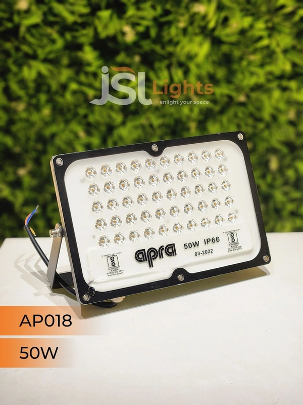 APRA AP018 50W Waterproof Outdoor LED Flood Light - 50W, 3000K