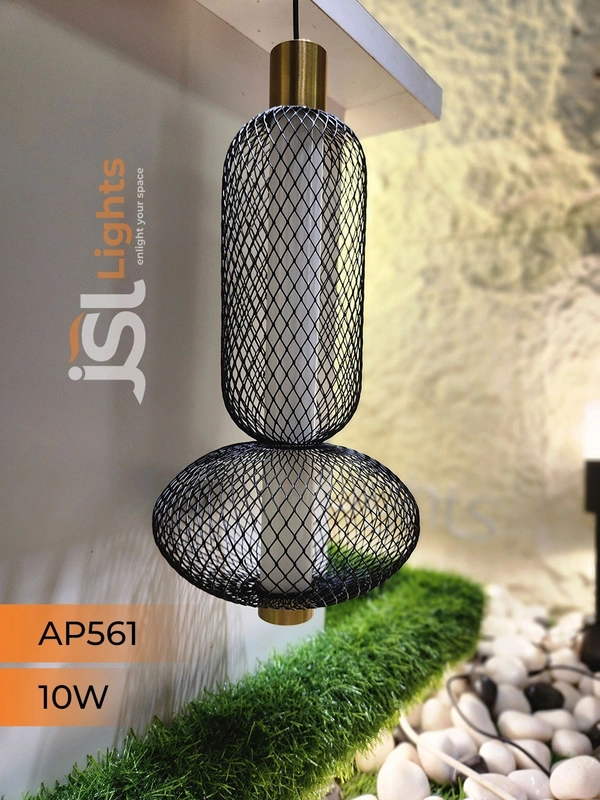 APRA AP 561 10W Black GD Surface Hanging Light - Black GD