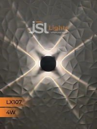 LX 107 4W 4Way Wall Decorative Light UP Down Wall Light - 4W