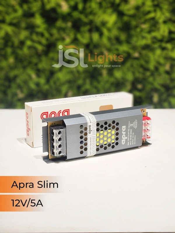 APRA Slim 12V Led Strip Constant Current Driver - 60W/5AM