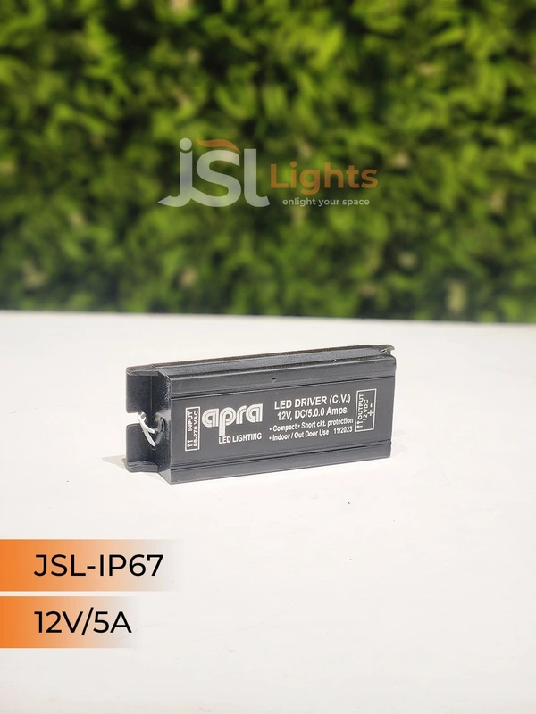 JSL 12V IP67 Led Strip Constant Current Driver - 5Amp