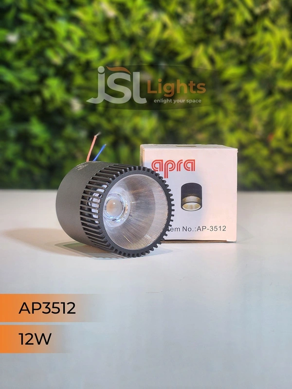 APRA 3512 12W Round Surface Cylindrical Light - 4000K