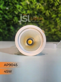APRA 9045 45W Round Deep Recessed COB Downlight - 45W, 4000K