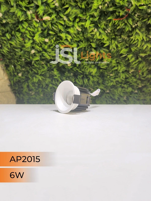 APRA AP 2015 7W White Deep Recessed COB Downlight - 7W, 4000K, White