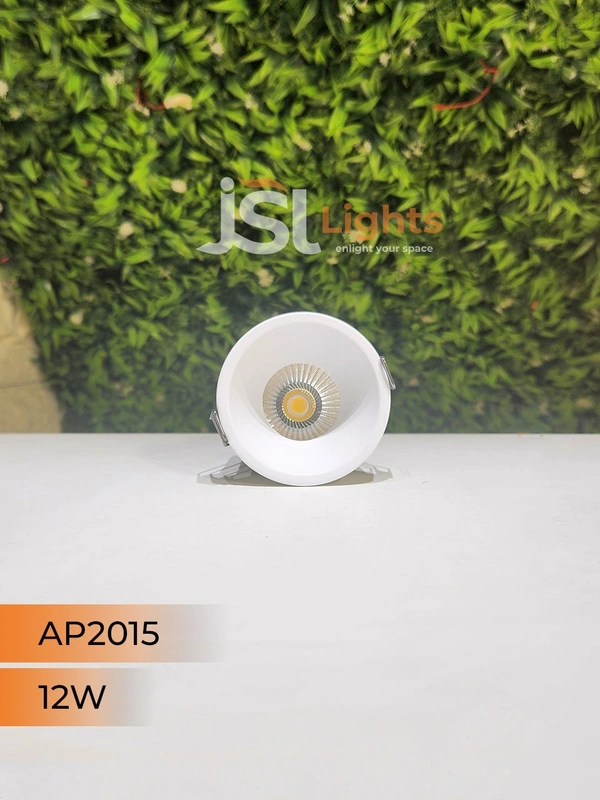 APRA AP 2015 12W White Deep Recessed COB Downlight - 12W, 4000K, White