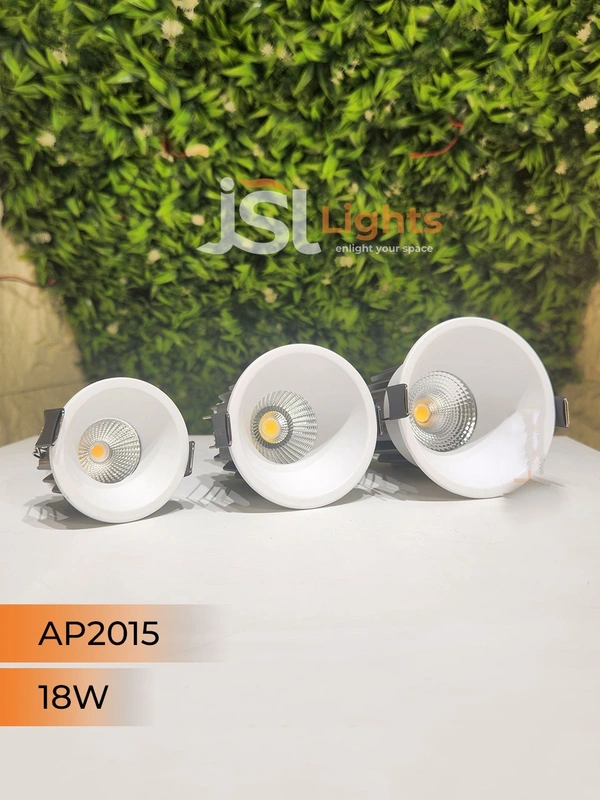 APRA AP 2015 18W White Deep Recessed COB Downlight - 18W, 4000K, White