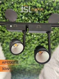 APRA 1730 30W LED Track Spotlight Black Body - 4000K, Black