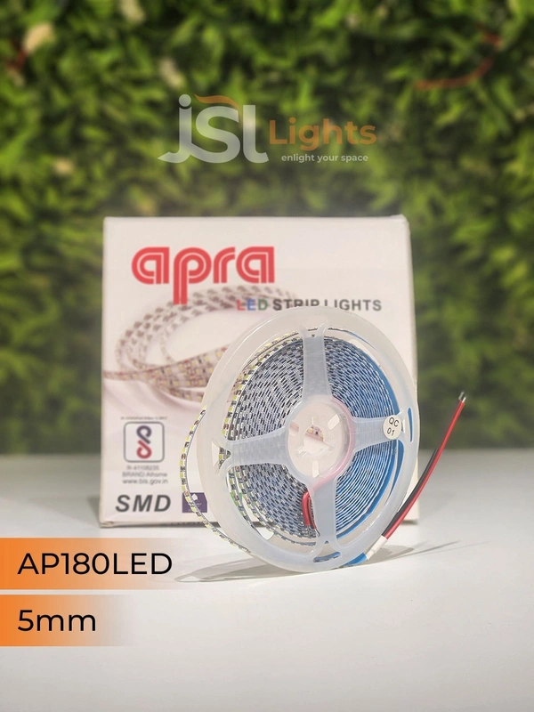 APRA 12V 2835 180Led 5mm Strip Light 5Mt Pack - 180LED, NW