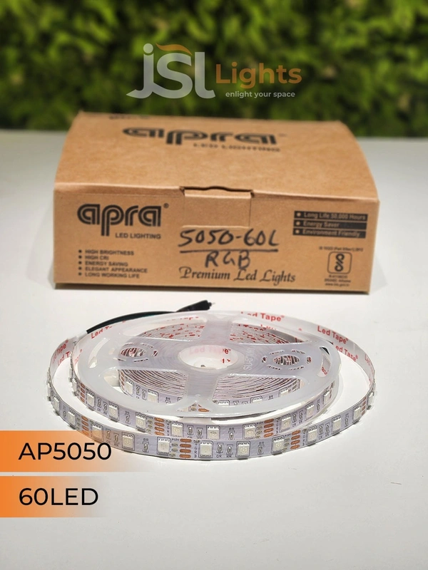 APRA 12V 5050 RGB 120Led Strip Light 5Mt Pack - 60LED