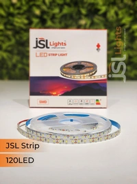 JSL 12V Cool white 6000k LED Strip Light – 120 LEDs/m | 5M Roll | Indoor Use - 120LED, CW
