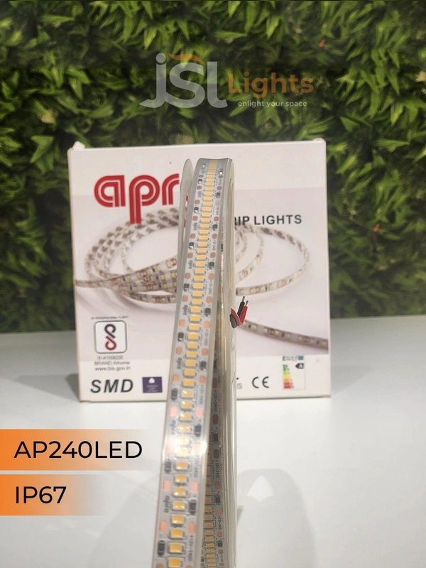APRA 12V 2835 240Led IP67 Strip Light 5Mt Pack - 240LED, WW