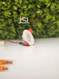 LX 855 3W Round Deep Recessed COB Downlight - 3W, 6000K