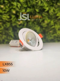 LX 855 10W Round Deep Recessed COB Downlight - 10W, 6000K