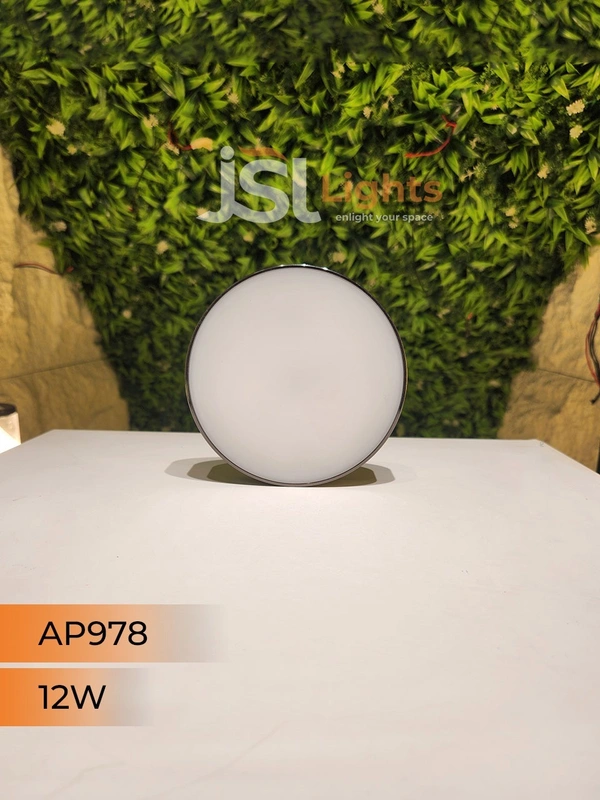 APRA  AP978 12W Round Surface Diffuser Panel Light - 12W, 3000K, AB