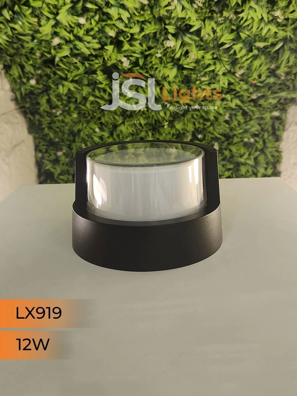 LX 919 12W 6" Round Led Gate Light - RD