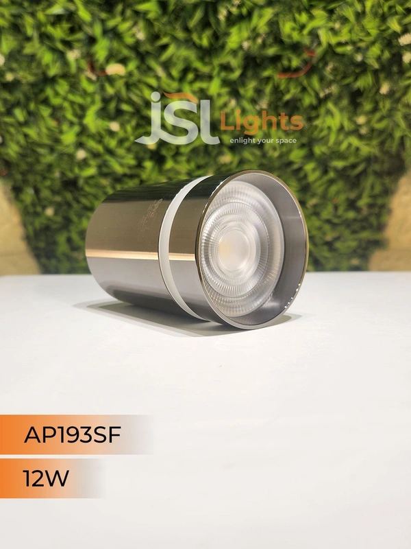 APRA AP193 12W Round PB Surface Cylinder Light - 12W, 3000K, PB