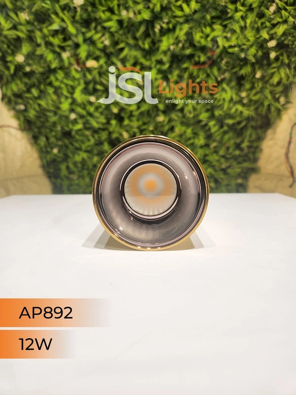 APRA AP892 12W Round GD Surface Cylinder Light - 12W, 4000K, GD