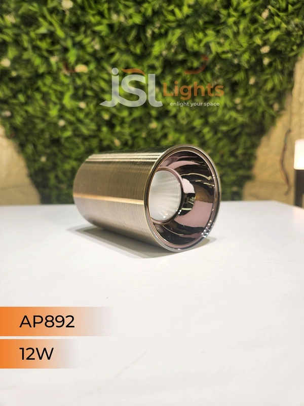 APRA AP892 12W Round AB Surface Cylinder Light - 12W, 4000K, AB