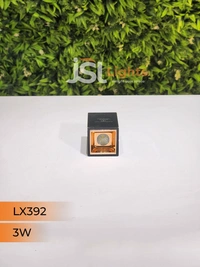 LX392 3W Square Black RG Surface Cylinder Light - 3W, 4000K, SQ