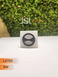 LX725 3W Led Foot Light - Black, SQ