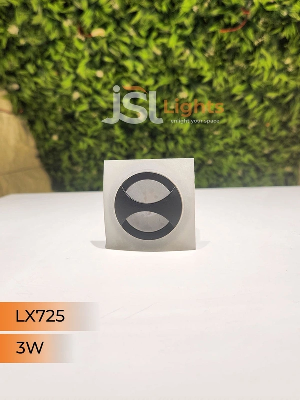 LX725 3W Led Foot Light - Black, SQ