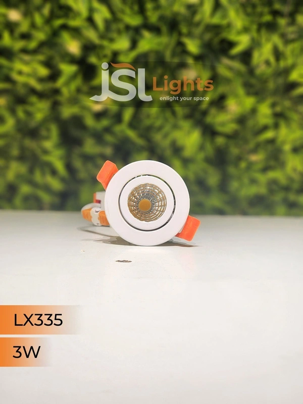 LX LX 335 COB Niche Light – Premium Focus LED for Home, Show Window & Display Lighting | Energy Efficient Downlight for Interior Use - 3W, 4000K