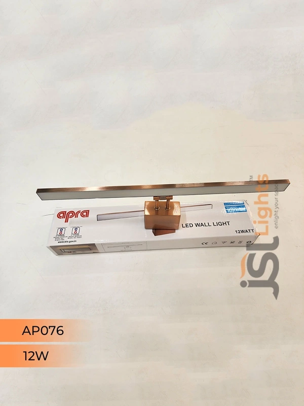 APRA AP076 12W CP Wall Mirror Light - 12W, CP