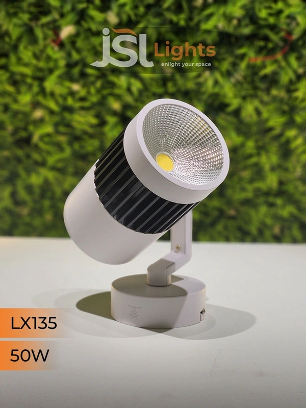 LX 135 50W LED Wall Spotlight White Body - 50W, 3000K, White, 8 Pcs.