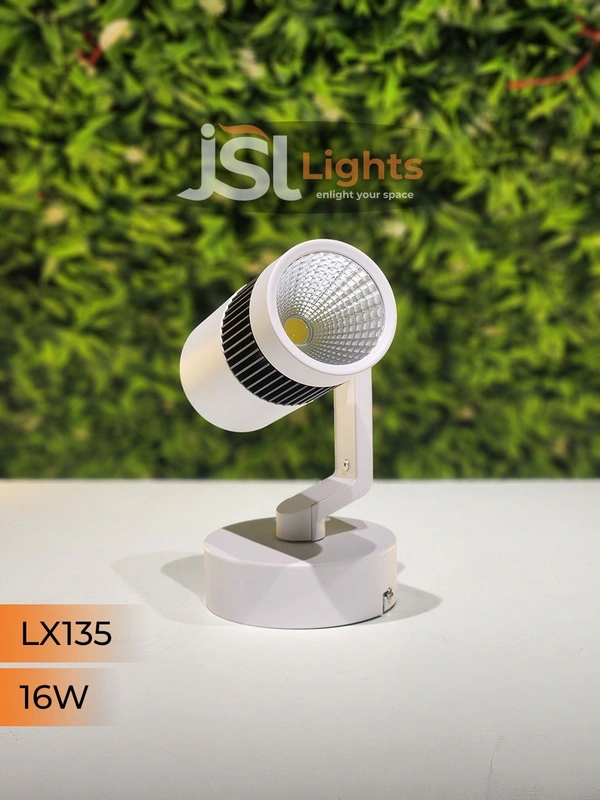 LX 135 16W LED Wall Spotlight White Body - 16W, 4000K, White