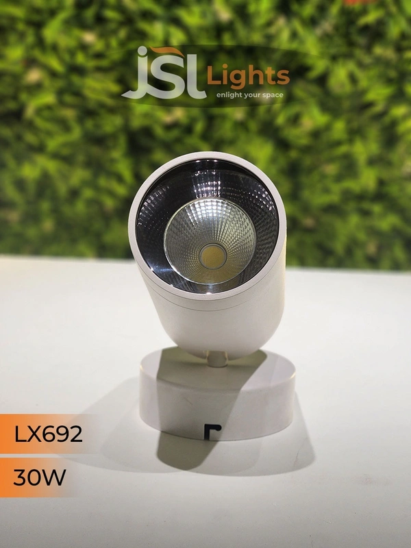 LX 692 30W LED Wall Spotlight White Body - 30W, 4000K, White