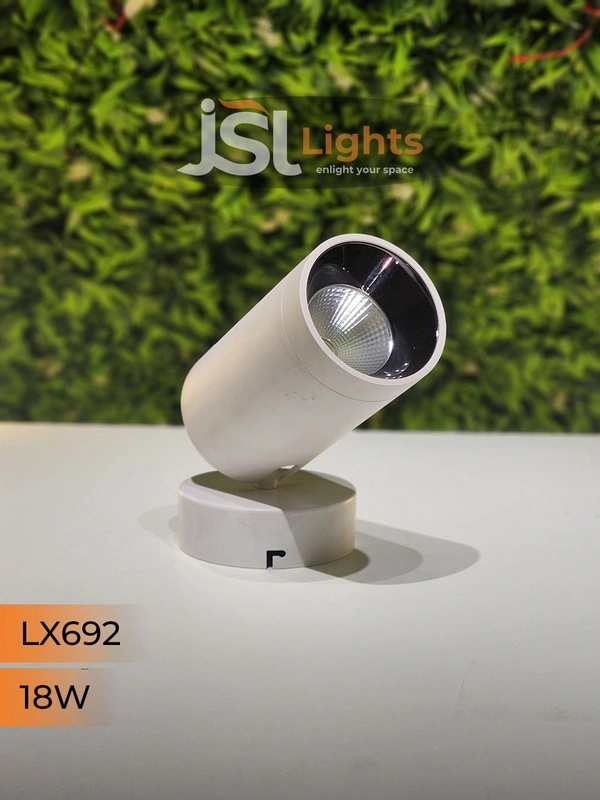 LX 692 18W LED Wall Spotlight White Body - 18W, 6000K, White
