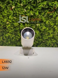 LX 692 12W LED Wall Spotlight White Body - 12W, 6000K, White