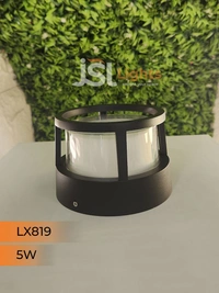 LX 819 12W 6" Round Led Gate Light - RD