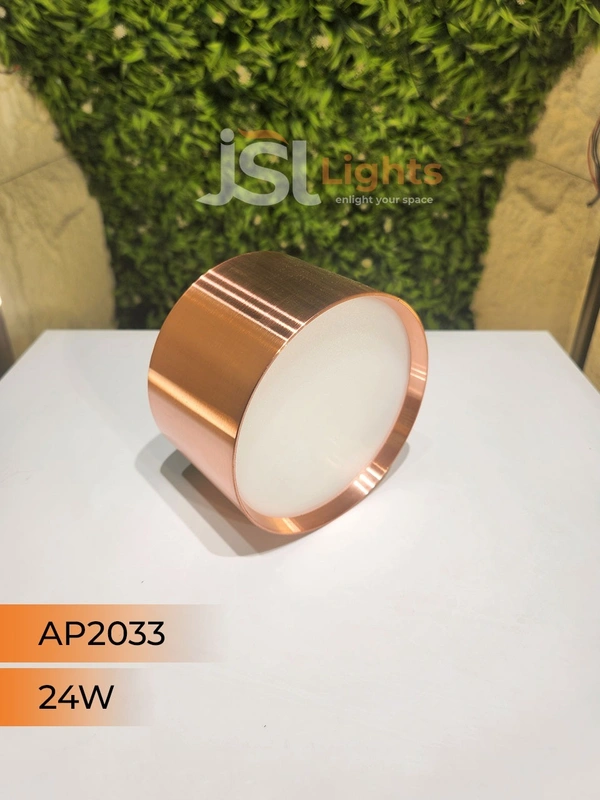 APRA AP2033 24W Round Surface Diffuser Panel Light - 24W, 4000K, Drawing RG