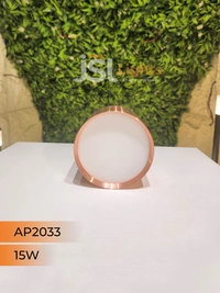 APRA AP2033 15W Round Surface Diffuser Panel Light - 15W, 4000K, Drawing RG