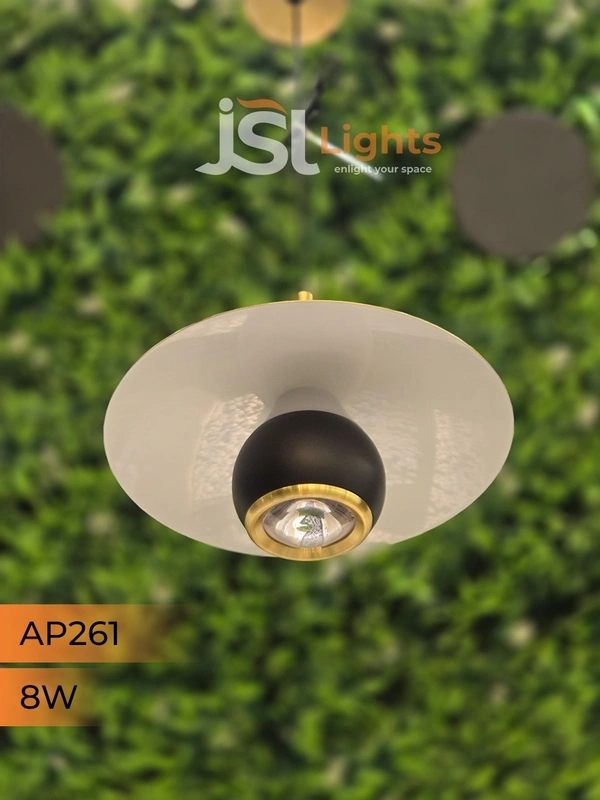 APRA261 8W BK GD Wall Surface Hanging Light