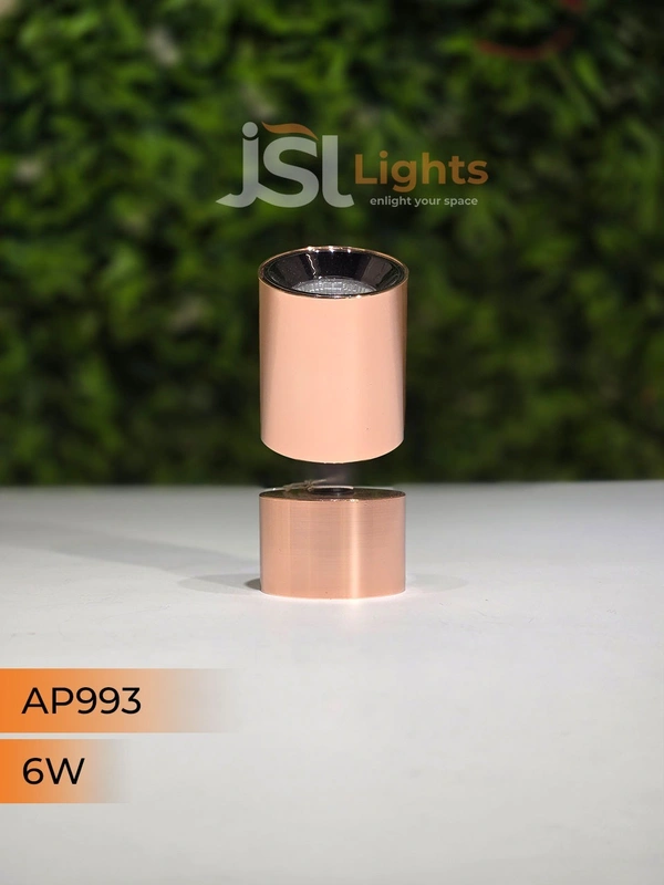 APRA Buy 993 6W LED Wall Focus Light – Rose Gold | Warm White 3000K Surface Mount - 6W, Rose Gold (RG)
