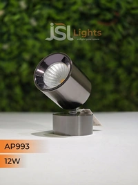 LX Buy 993 12W LED Wall Focus Light – Pearl/Metallic Black | Warm White 3000K Surface Mount - 12W, Pearl Black (PB)