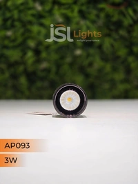 APRA 093 6W PB Round Surface Cylindrical Light - 3W, 4000K