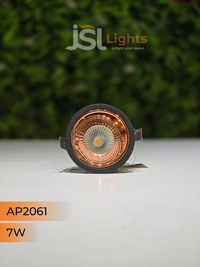 APRA 2061 7W Black RG Deep Recessed COB Downlight  - 7W, 4000K