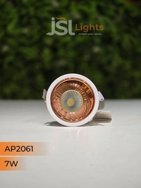 APRA 2061 7W PKW RG Deep Recessed COB Downlight - 7W, 4000K