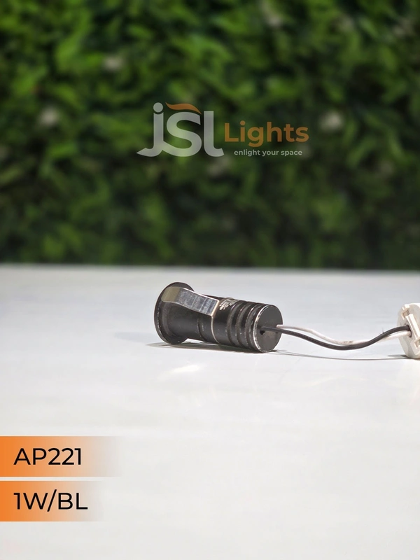 APRA  221 1W Black Deep Recessed COB Downlight - WW, BK BK