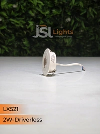 LX 521 2W White Deep Recessed COB Downlight - 6000K, White