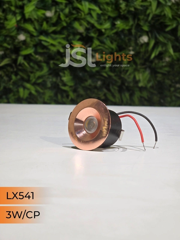 LX 541 3W Black RG Deep Recessed COB Downlight - 3W